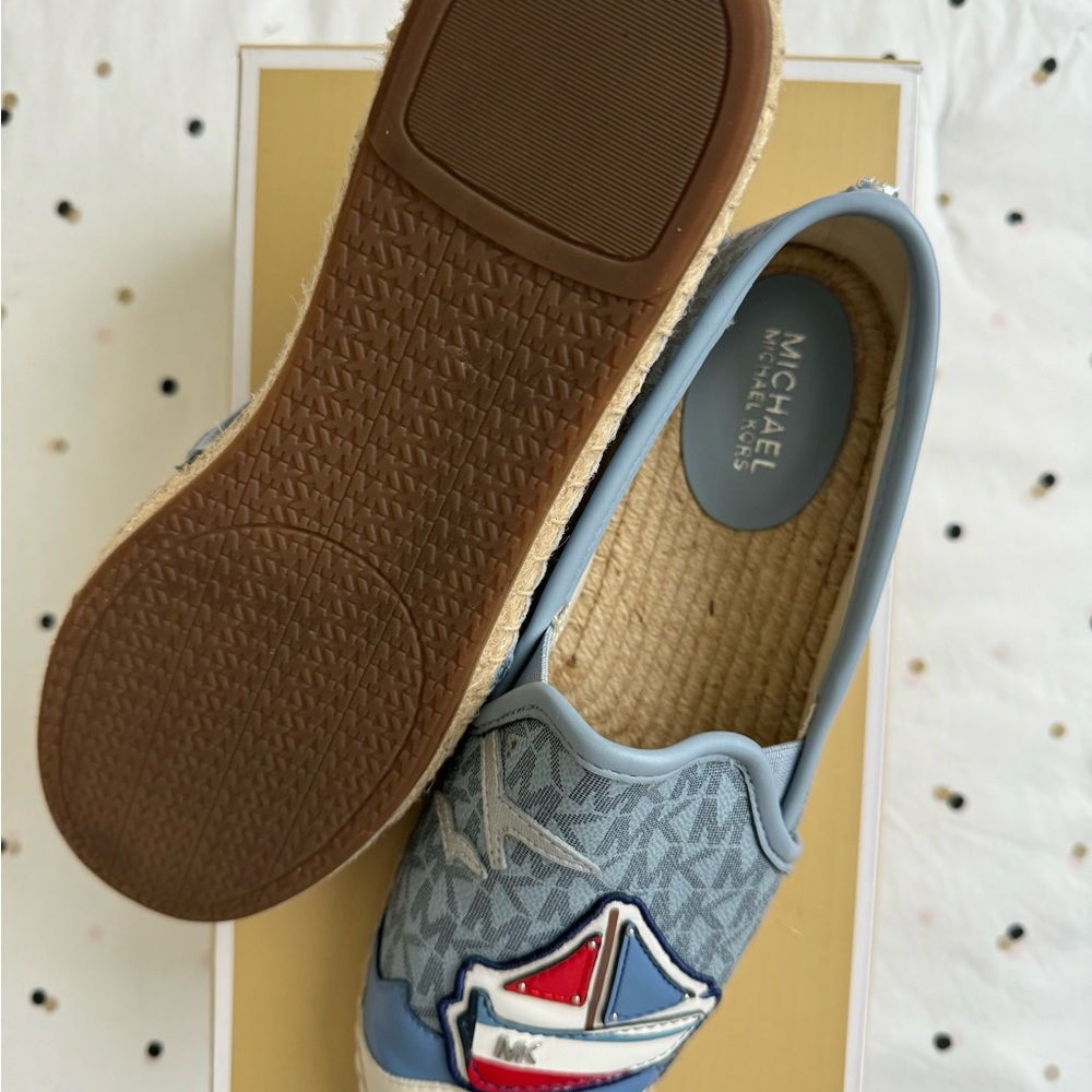 Michael Kors espadrille in blue size 7.5 - Picture 2 of 3